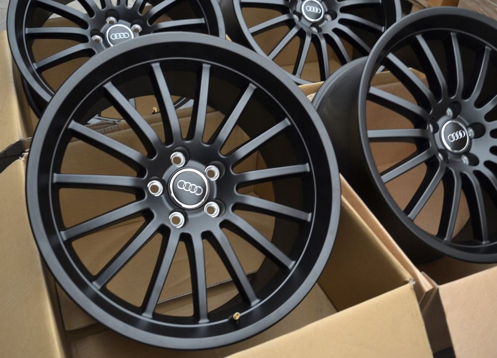 Felgi 19 5X112 Oryginał Audi A4 8W0 8K0 Czarne Mat Rant Nowe