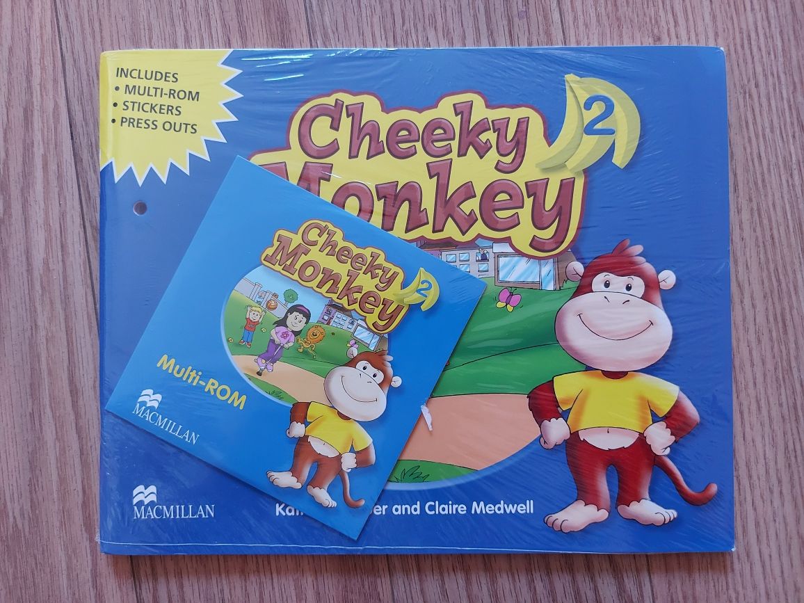 Livros Ingles Infantil Cheeky Monkey 1 e 2 Pupil's Book Pack (com CD)