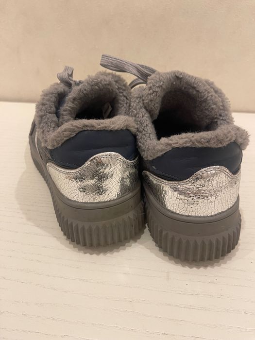 Зимові жіночі кеди натуральна замша