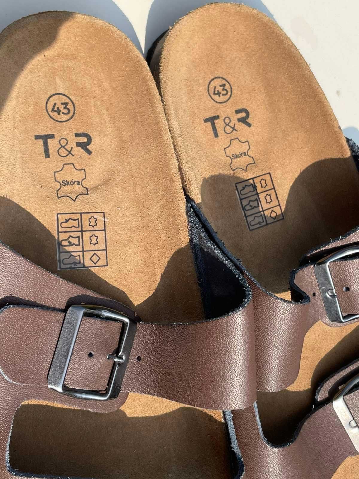 Шлепанцы Tom&Rose сланцы тапочки шлепки кожа вьетнамки Birkenstock