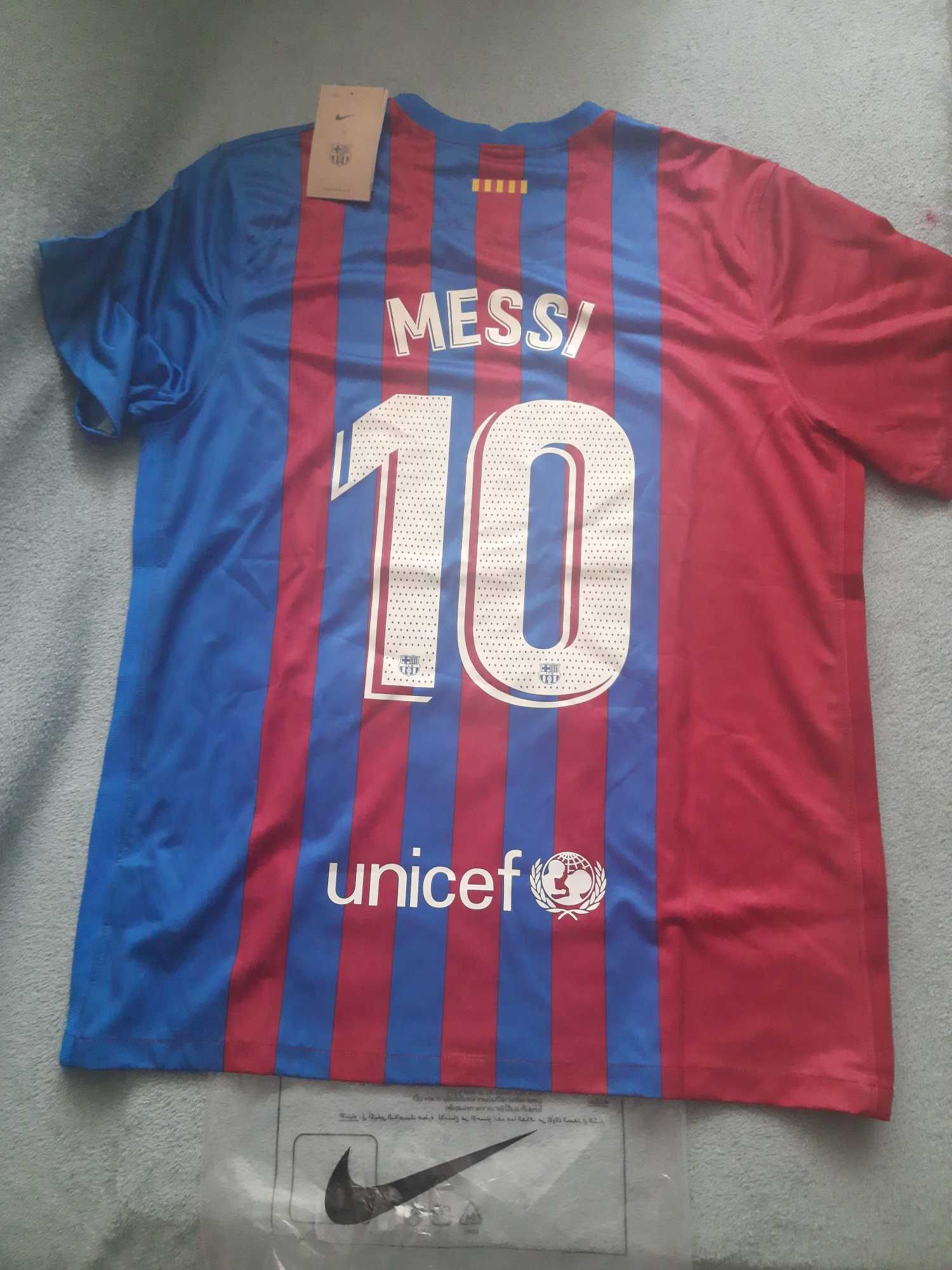 Koszulka męska Nike FC BARCELONA Rakuten "10" Messi XL -> L