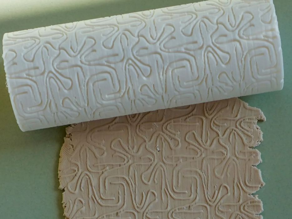 Rolo de Textura para Polymer Clay e Massas