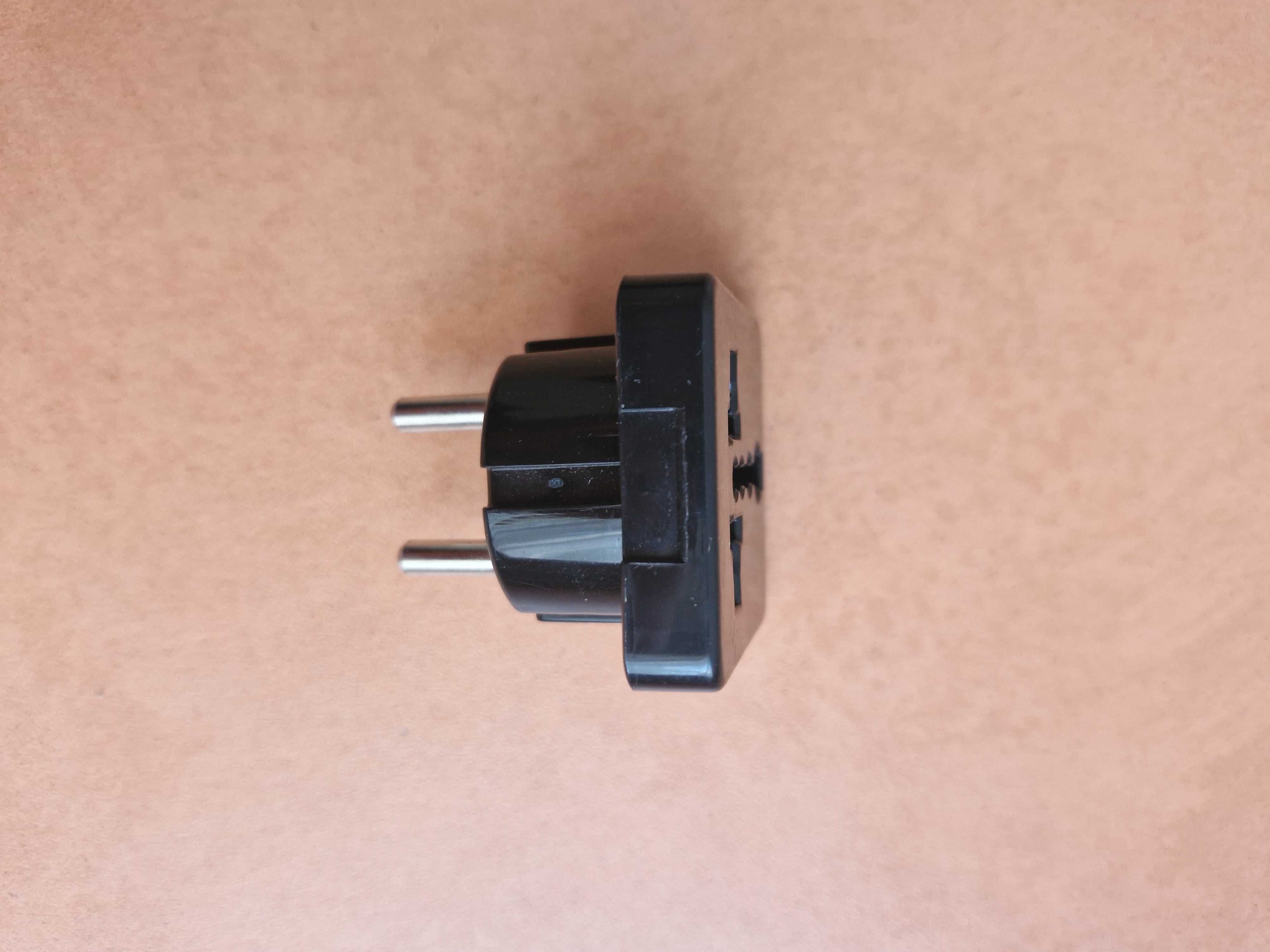 Angielska Wtyczka Adapter Przejściówka UK na PL