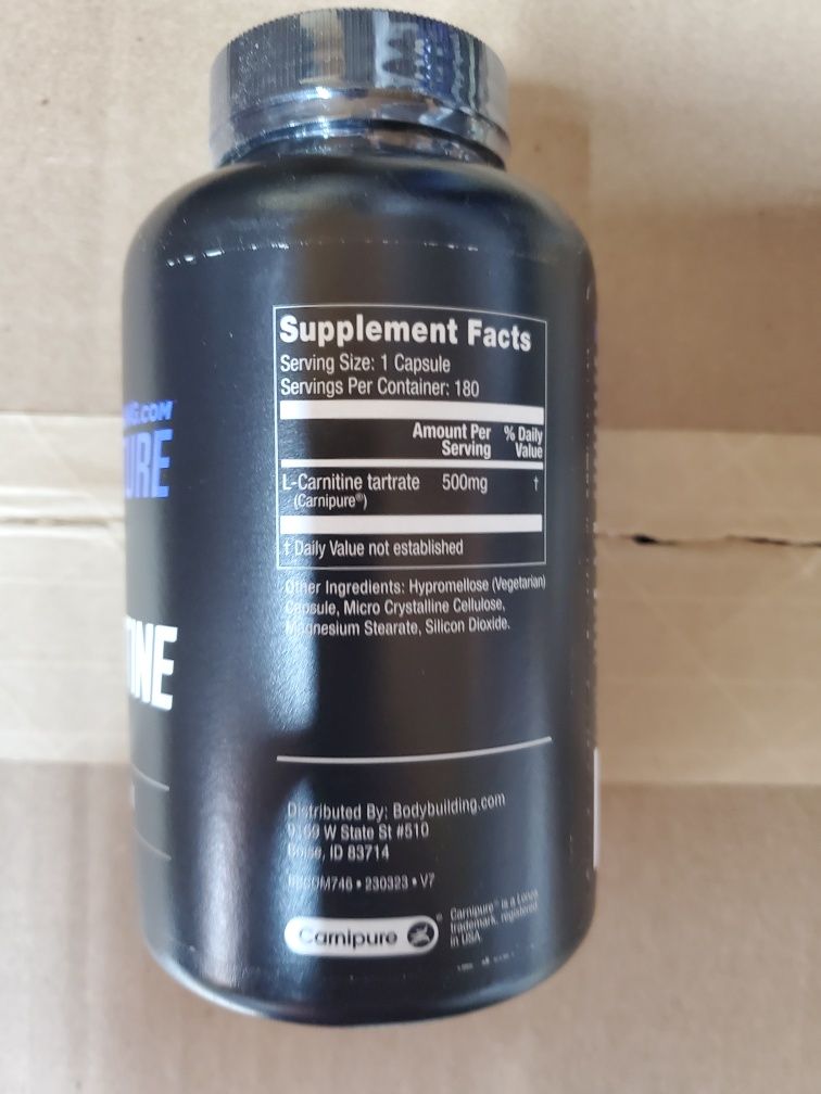 Bodybuilding.com L-CARNITINE 500mg 180cap