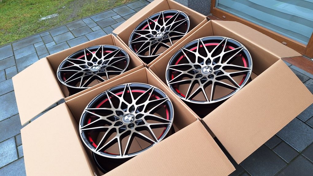 4xNowe Alufelgi 5x120 R18 Bmw 3 5 f10 E46 E90 F30 F25 E60 X1 X3