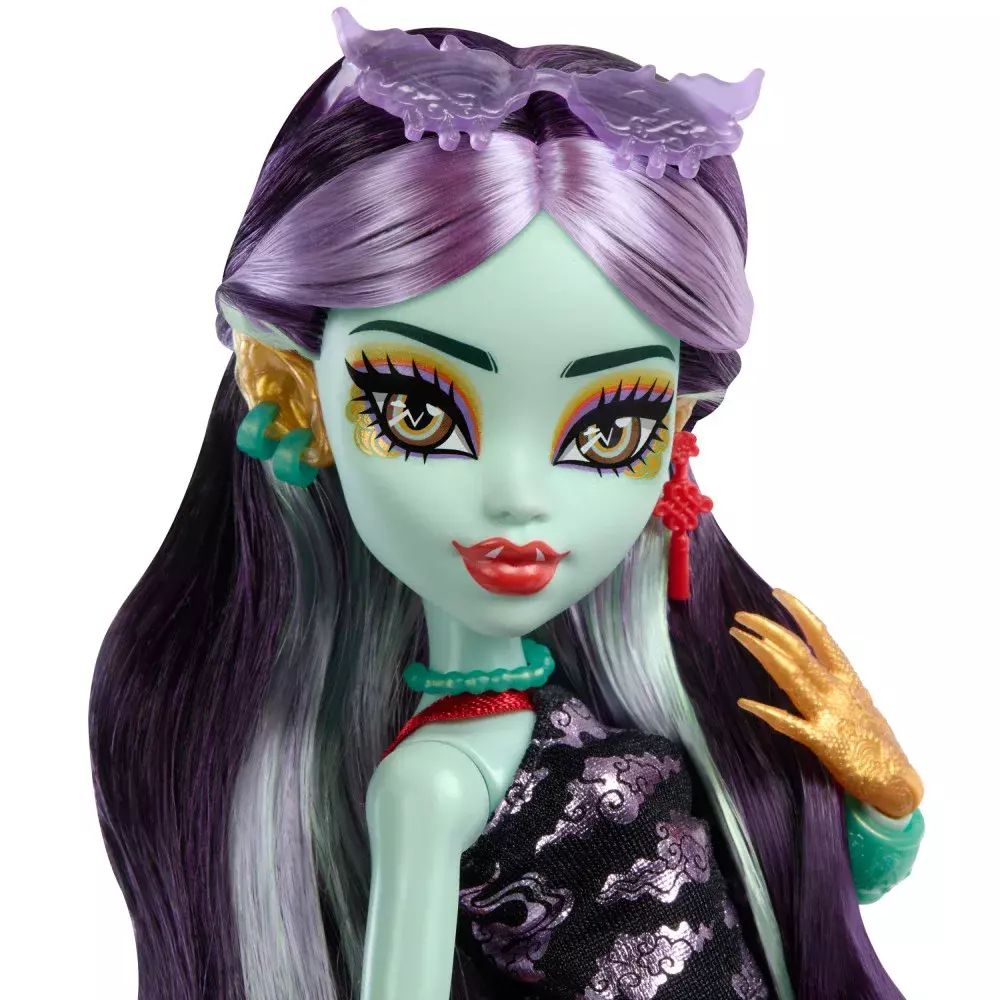 Monster High. HYV58 Jinafire Long + zwierzątko