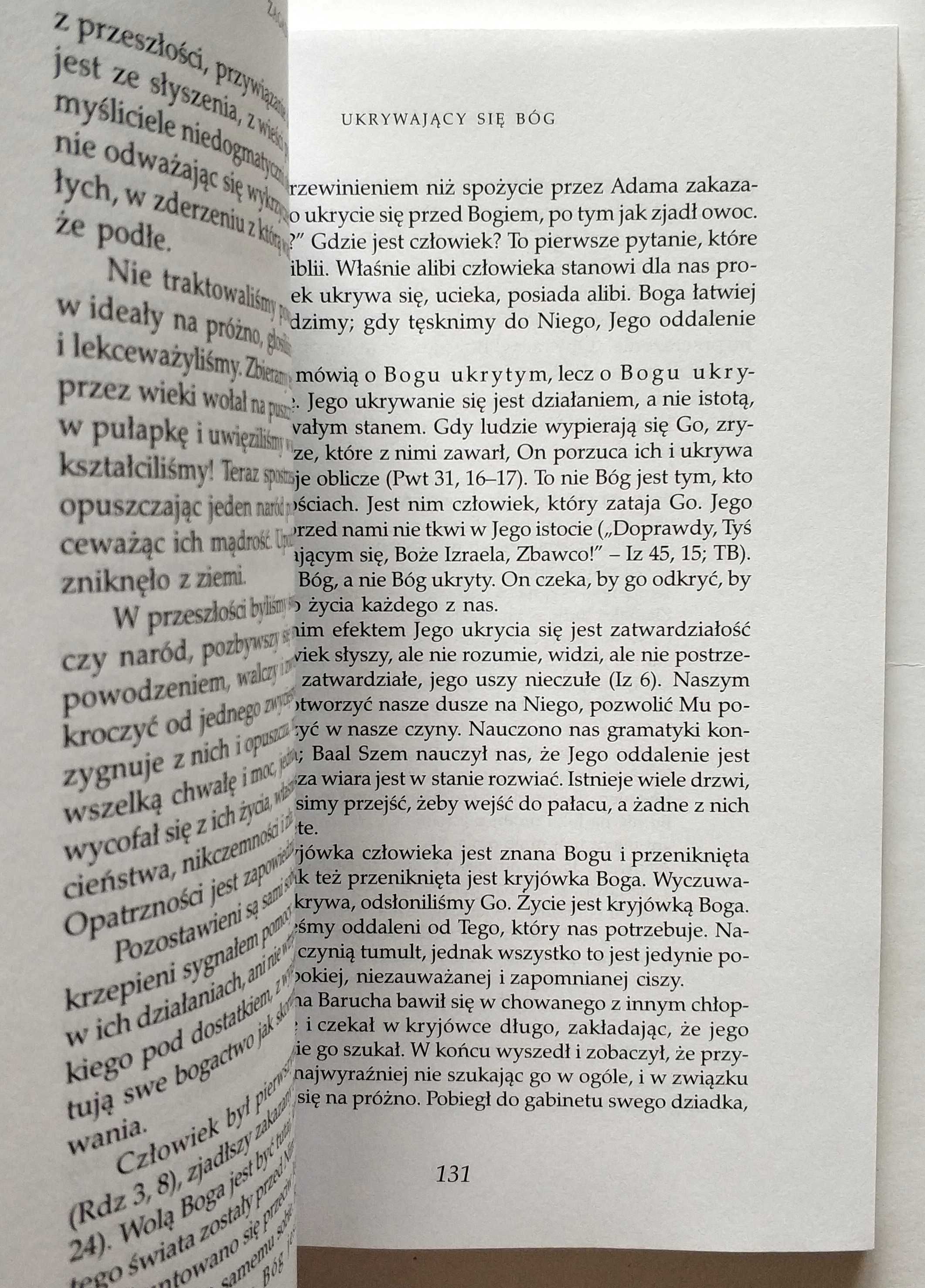Człowiek nie jest sam, Abraham Joshua HESCHEL, NOWA! UNIKAT!