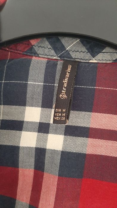 Camisa xadrez,  stradivarius,  tam. M