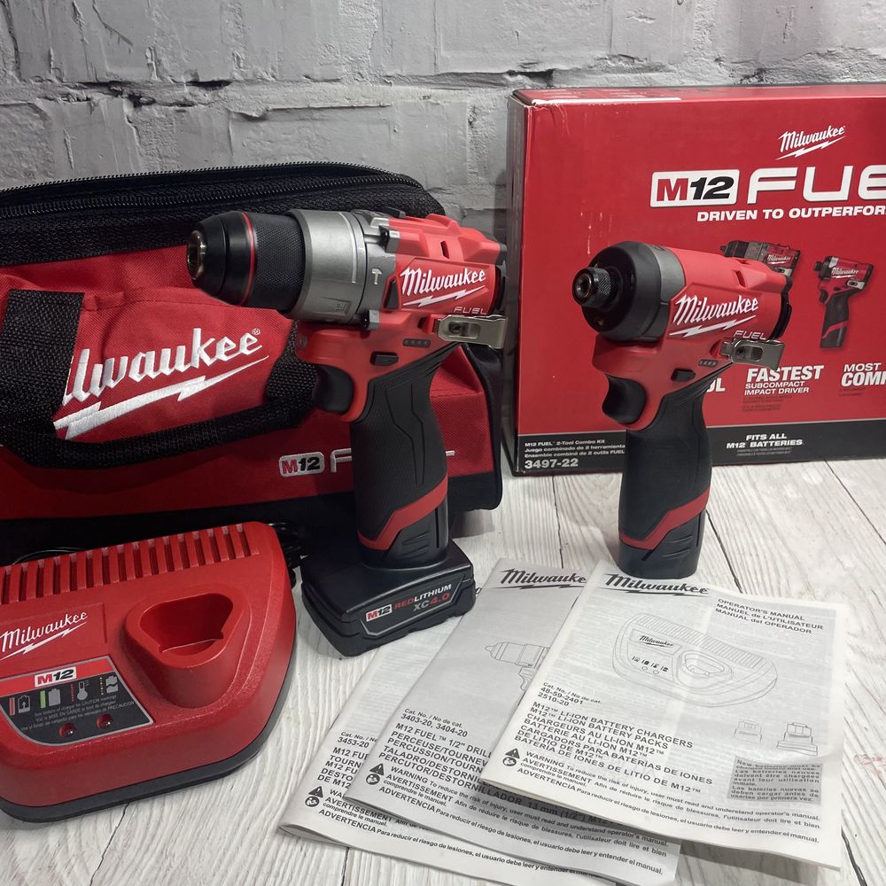 Набор бесщеточных шуруповертов Milwaukee M12 FUEL™ 3497-22