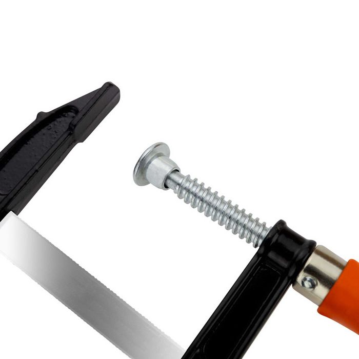 Ścisk stolarski śrubowy zacisk Typ F 150 mm 6 szt