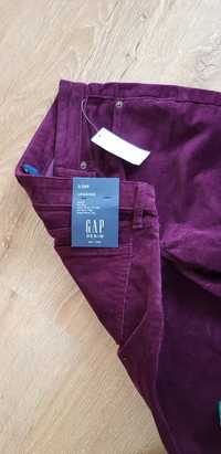 Gap джинсы вельвет бордовые 26 размер геп гэп