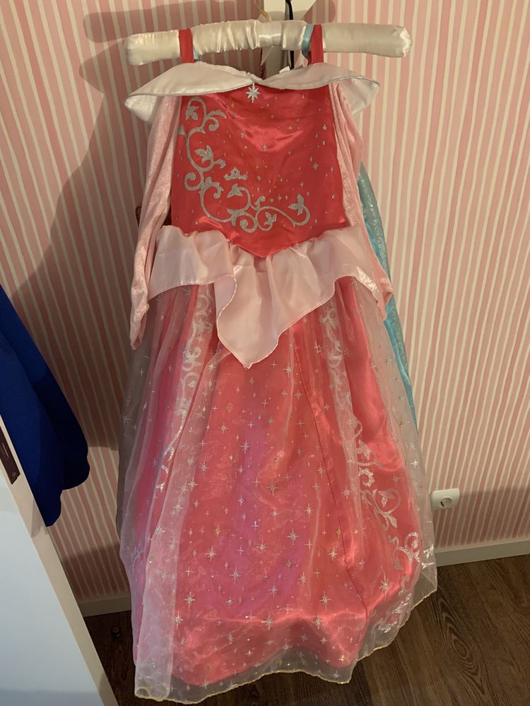 Fantasia vestido Princesa da Disney cor de rosa