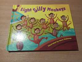 Книга дитяча. Eight silly monkeys. Англ. Мов.