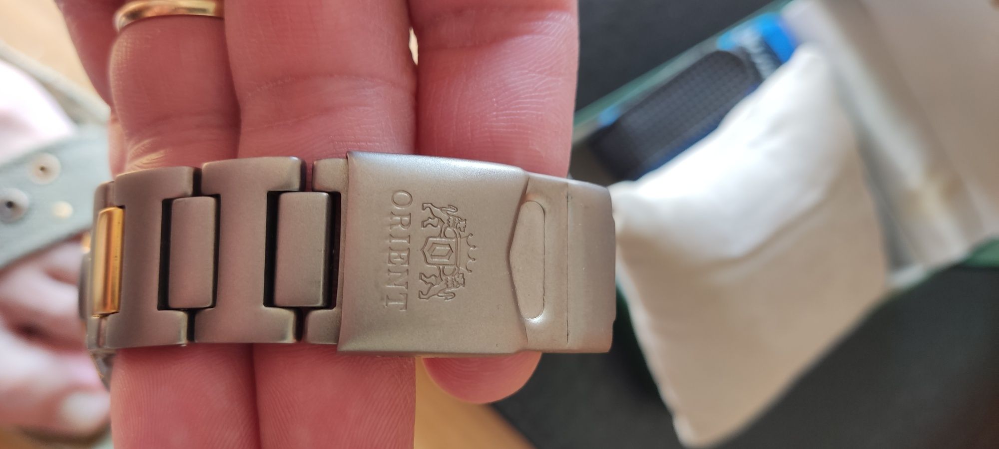Relógio Orient m-force automático Titanium