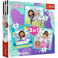 Puzzle 3w1 Aktywności Gabbi układanka dla dzieci