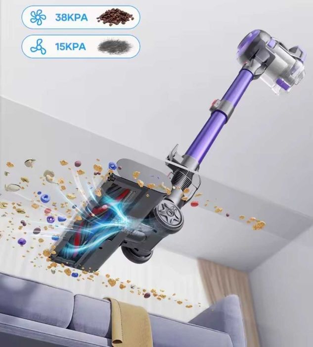 Laresar V10 Lite – Bezprzewodowy odkurzacz pionowy 38 kPa HEPA