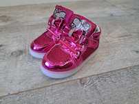Buty, botki dziewczęce świecące LED - Hello Kitty rozm 25