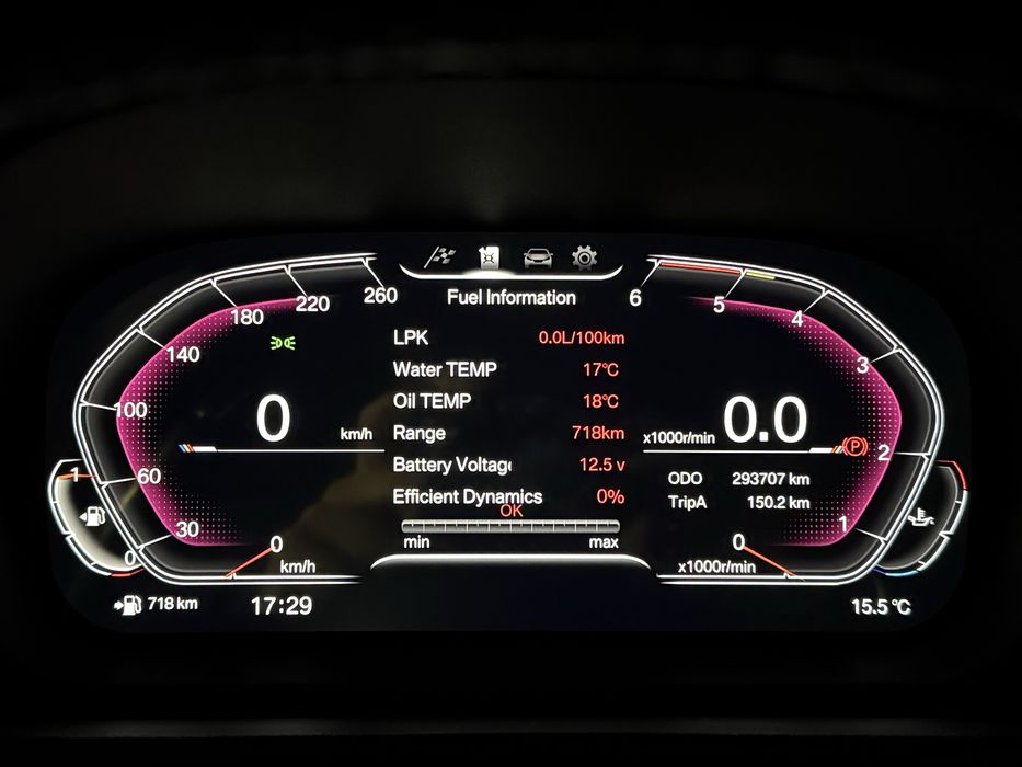 Wirtualny kokpit Digital cluster Zegary BMW 3 E90 E91 E92 E93 X1 E87