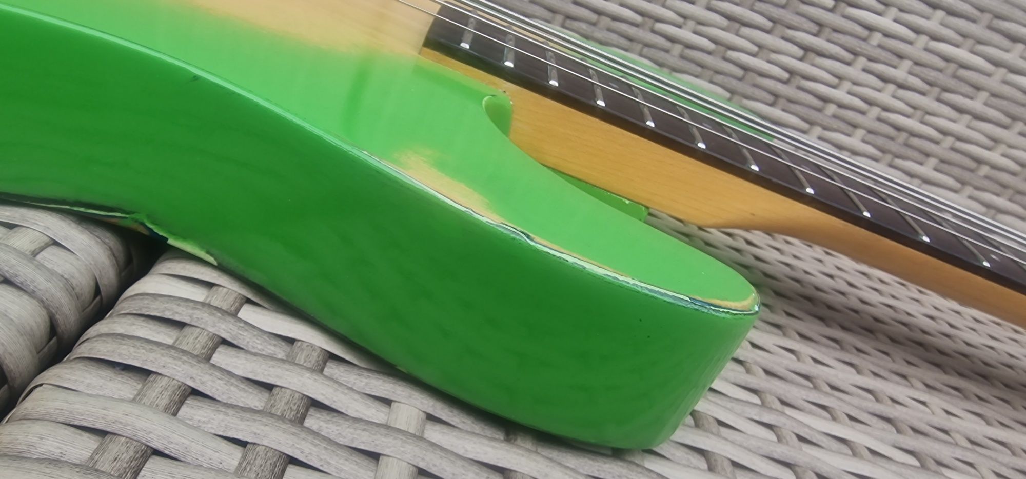 Gitara basowa Aria Pro II SLB plus wzmacniacz