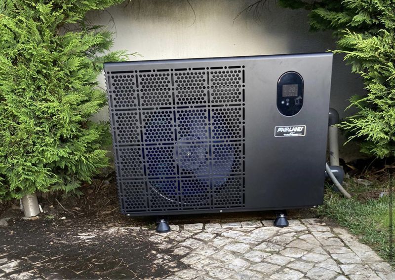 Heat pump, pool water heating promotion heat pumps