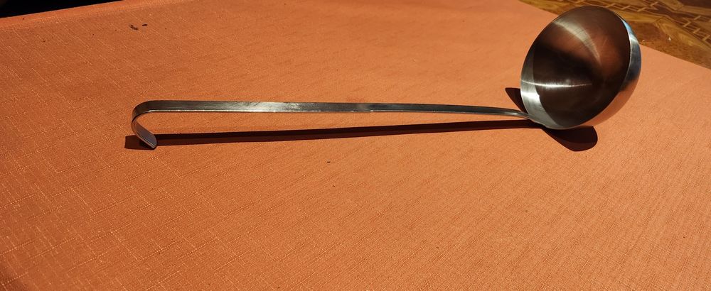 Duża Chochla stal nierdzewna 14 cm