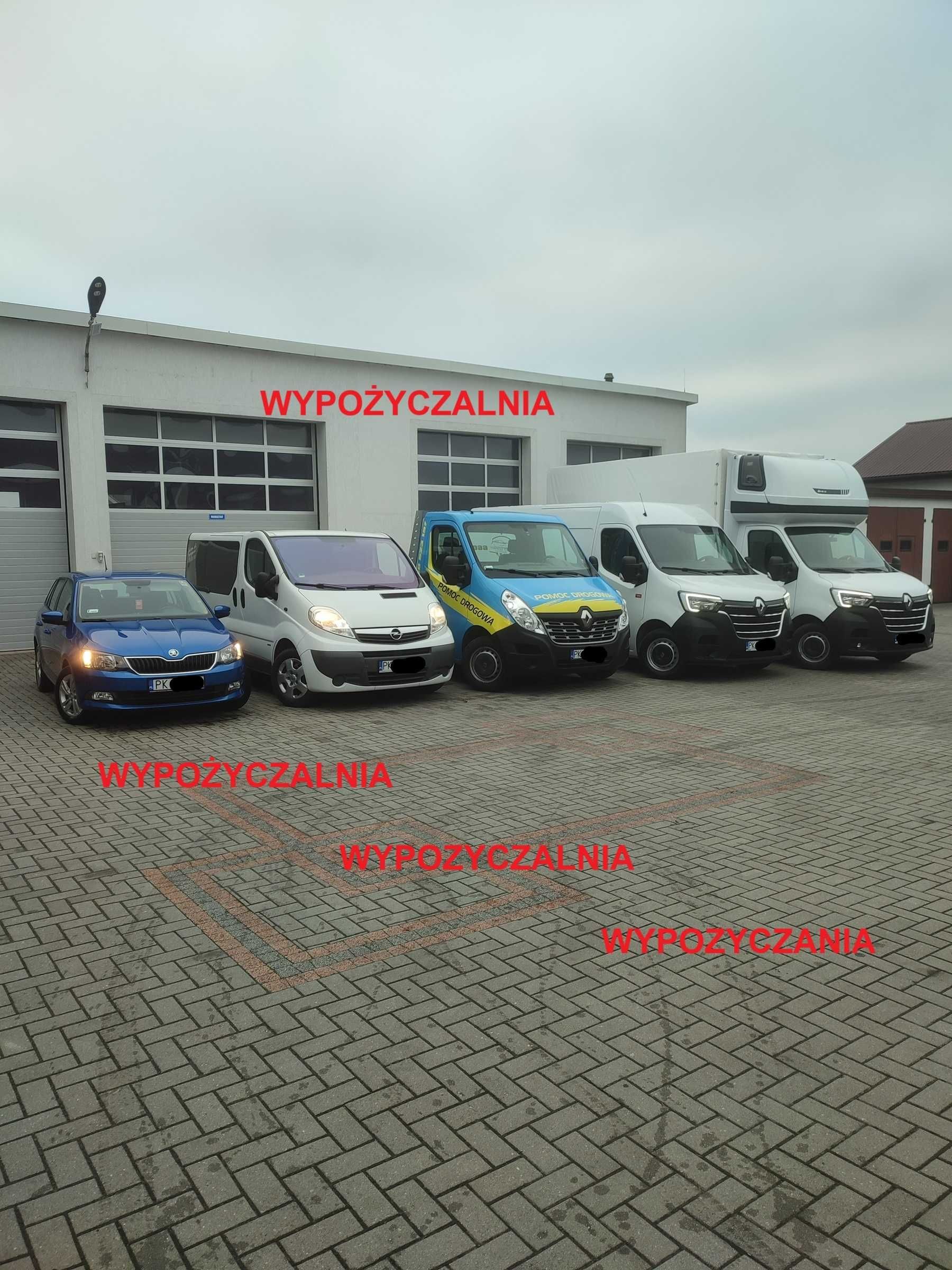 Wypożyczalnia wynajem aut busa busów plandek plandeka KALISZ