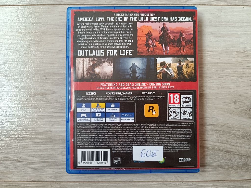 Gra PS4 - Red Dead Redemption II