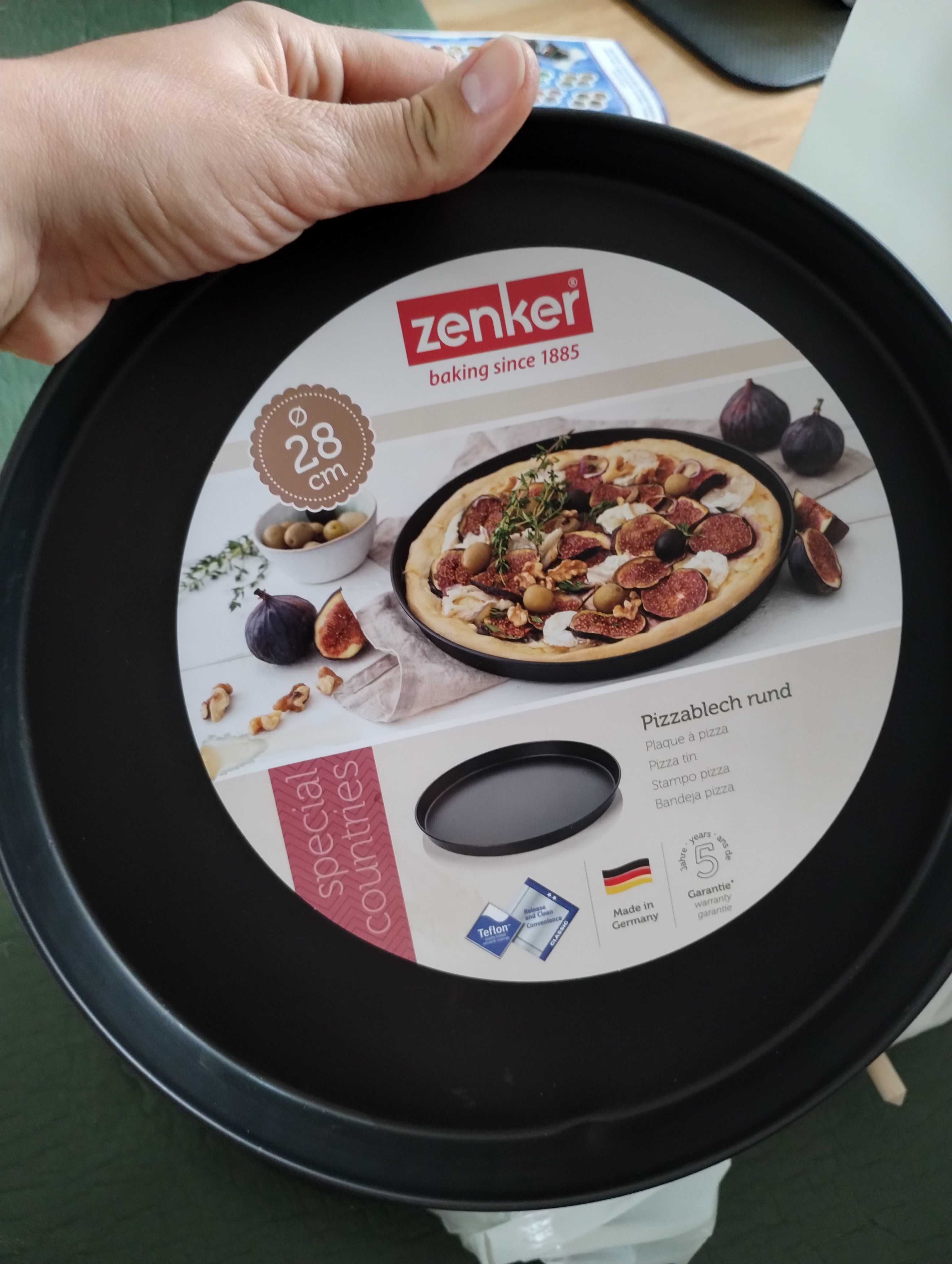 Zenker 28 cm Blacha, forma do pizzy