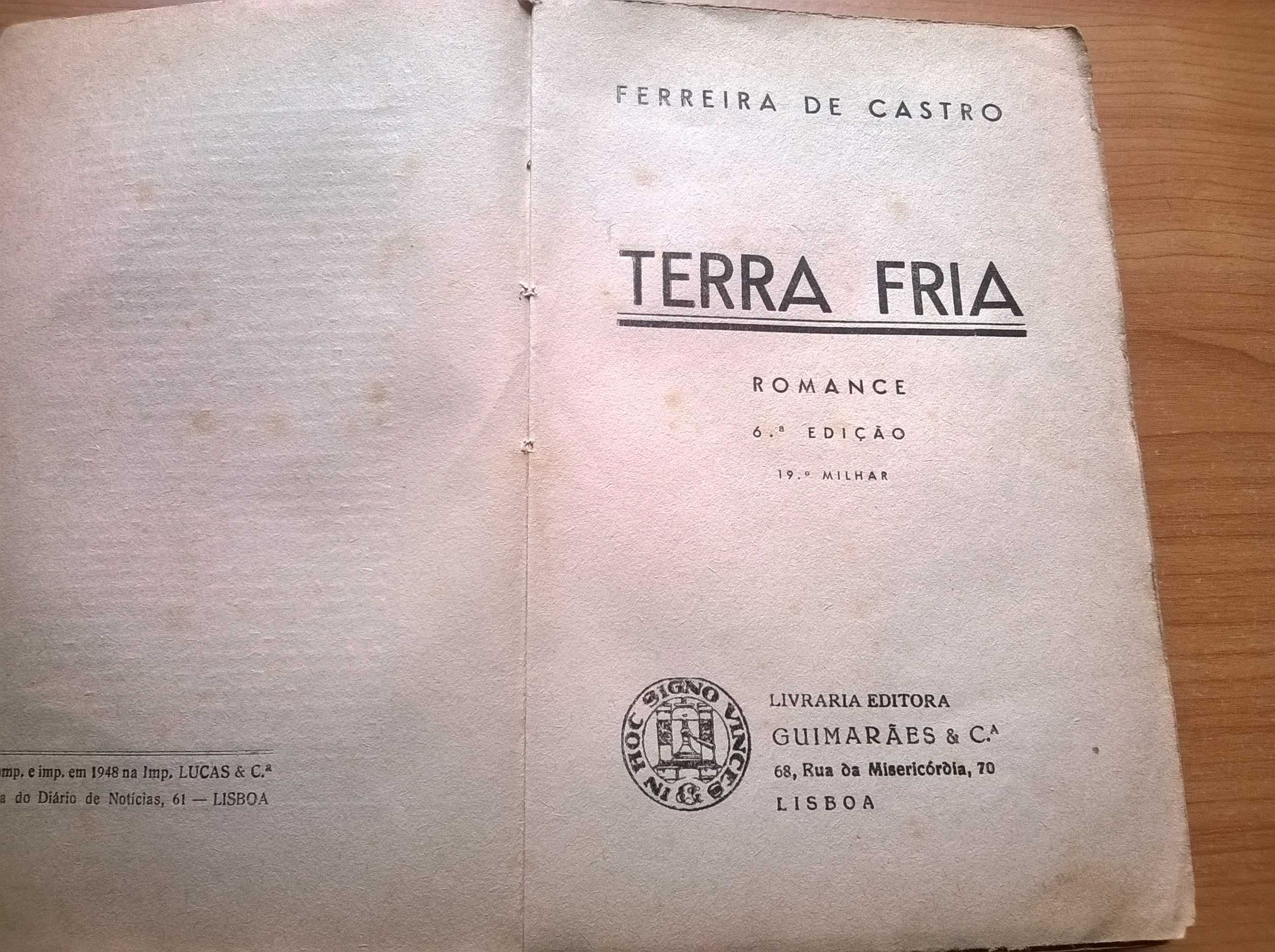 Terra Fria (6.ª ed.) - Ferreira de Castro (portes grátis)