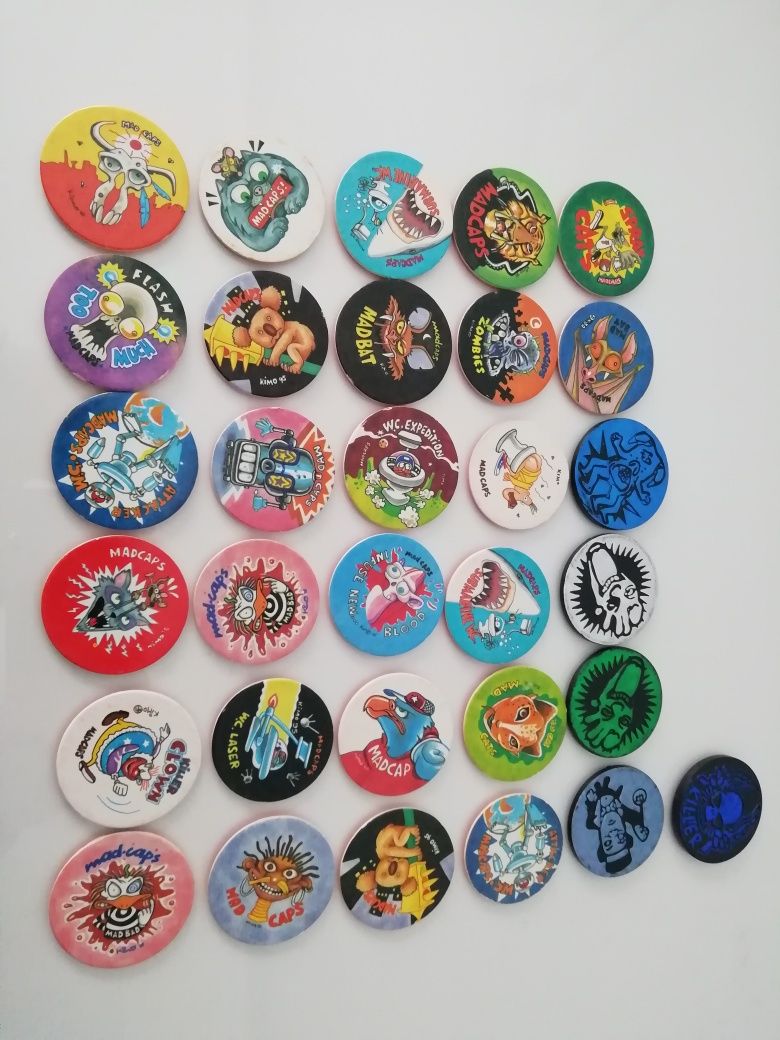 Lotes de tazos antigos de várias colecoes