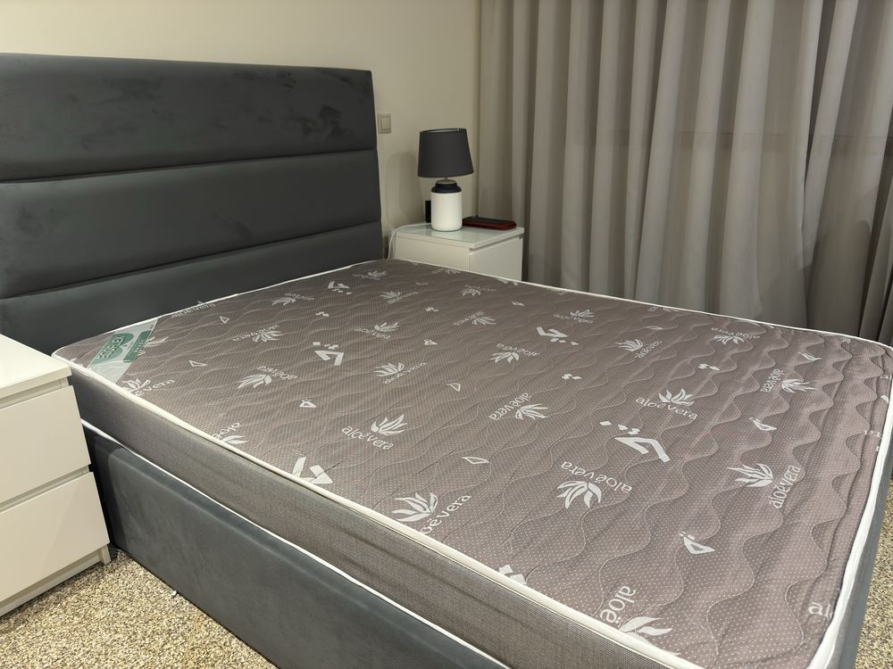 Colchão Aloe vera 190x140 cinza