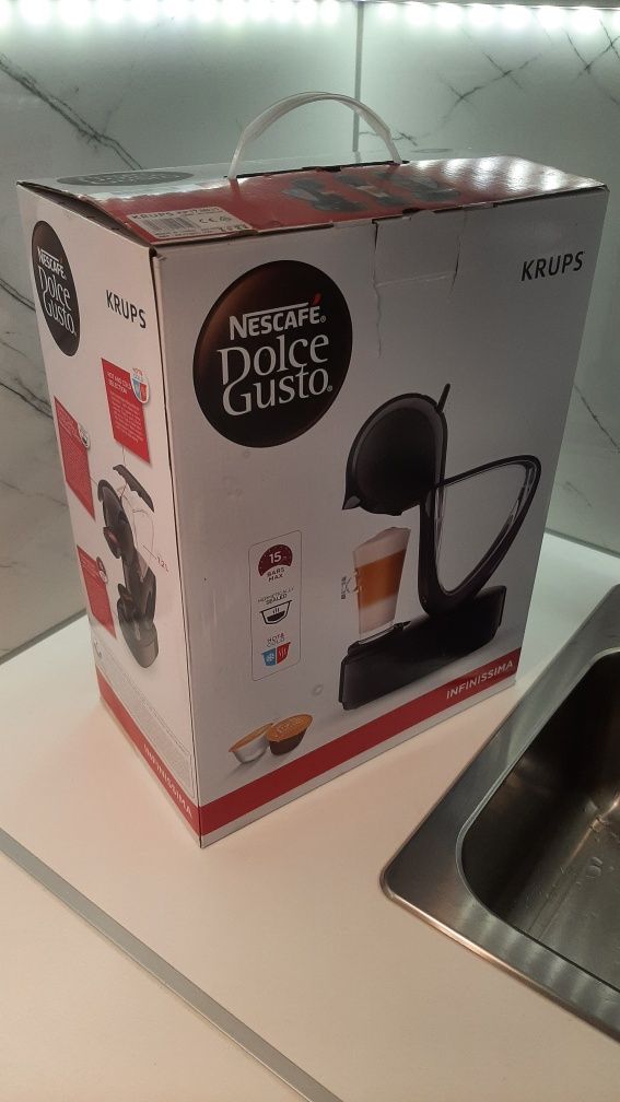 Ekspres kapsułkowy KRUPS Dolce Gusto Infinissima KP173B- GWARACJA