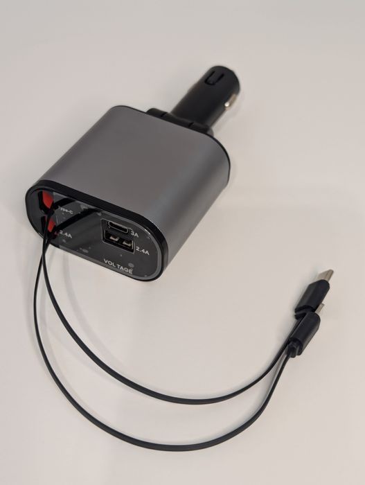 Автомобільна швидка зарядка 4в1 SUPER FAST CHARGE 120W