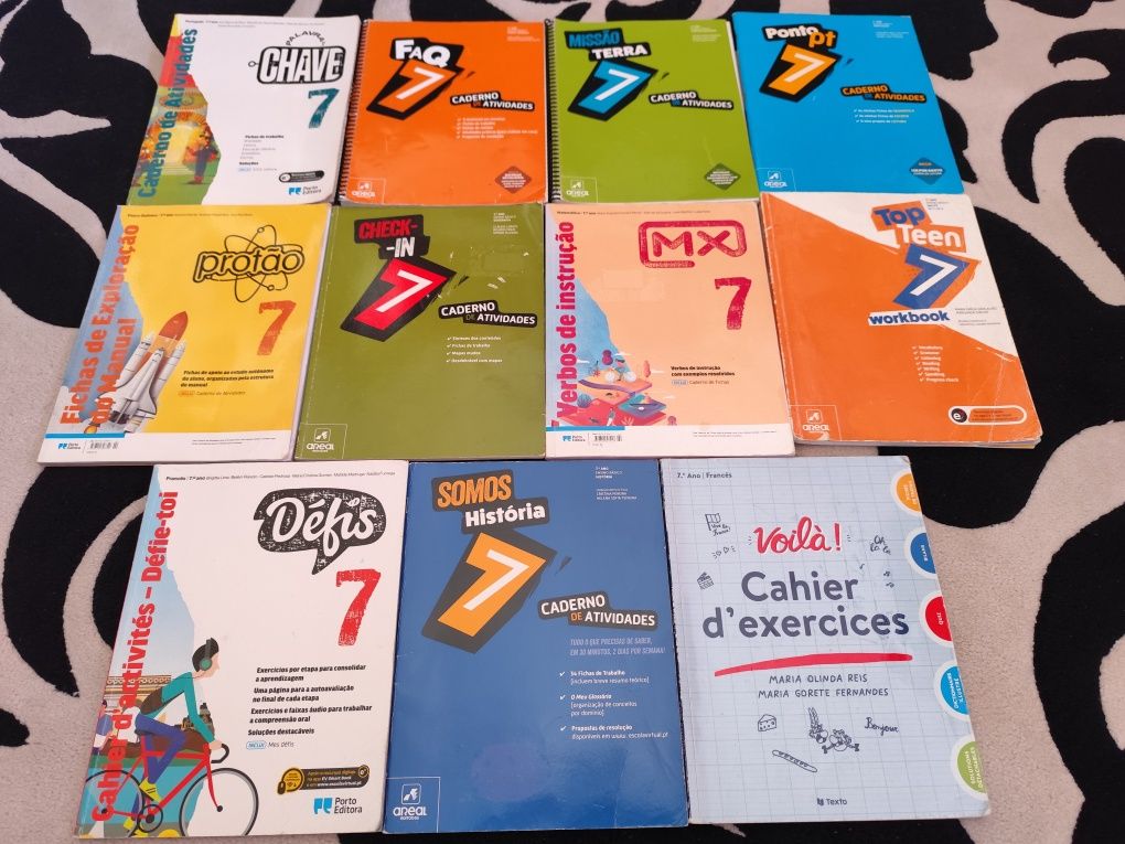 Livros de fichas 7o ano