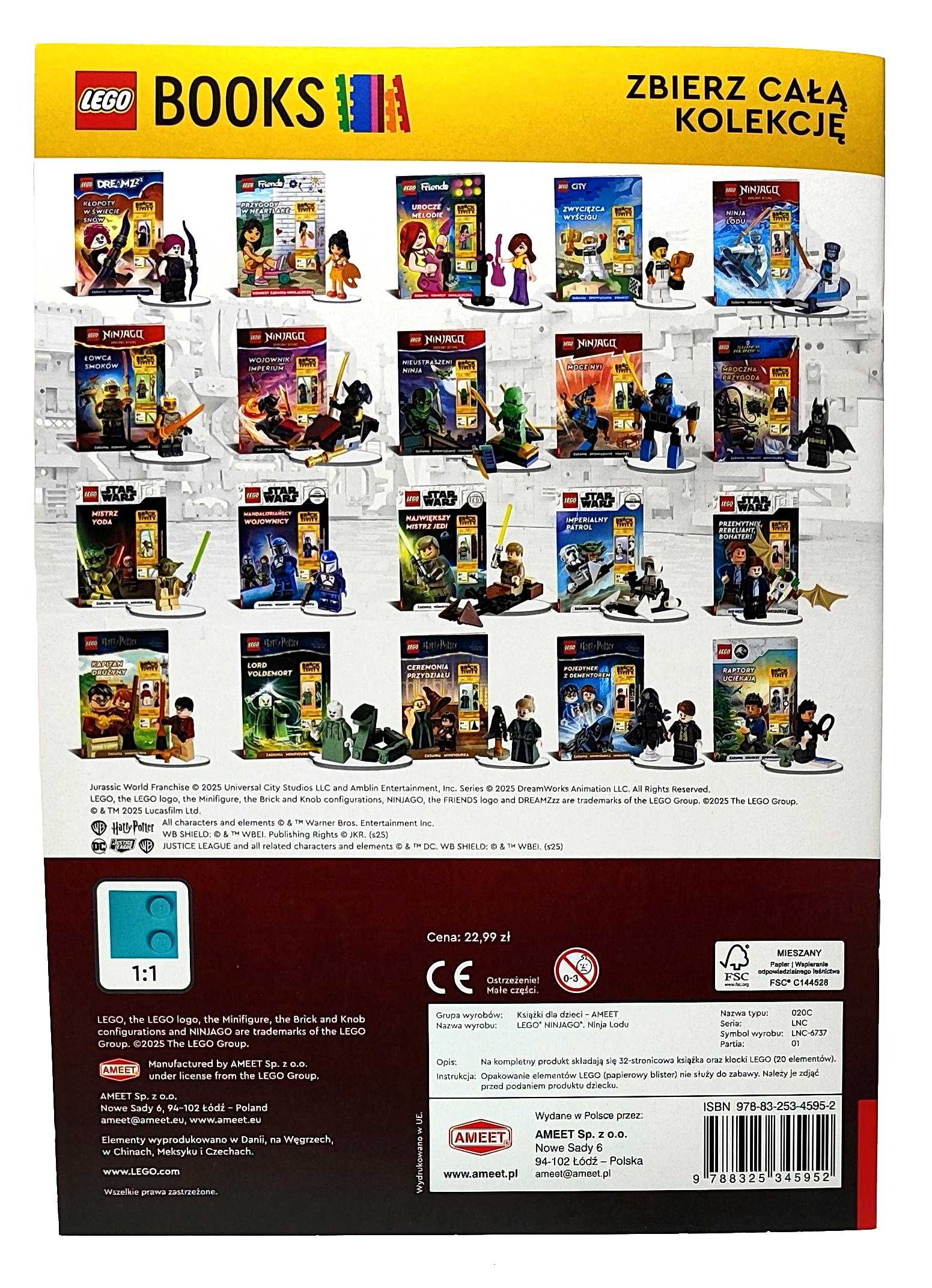 Lego Ninjago Ninja Lodu - Zane i Lodowy Ślizgacz