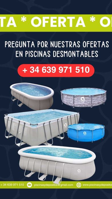 PISCINAS DESMONTABLES, DISPONEMOS DE DISTINTOS MODELOS