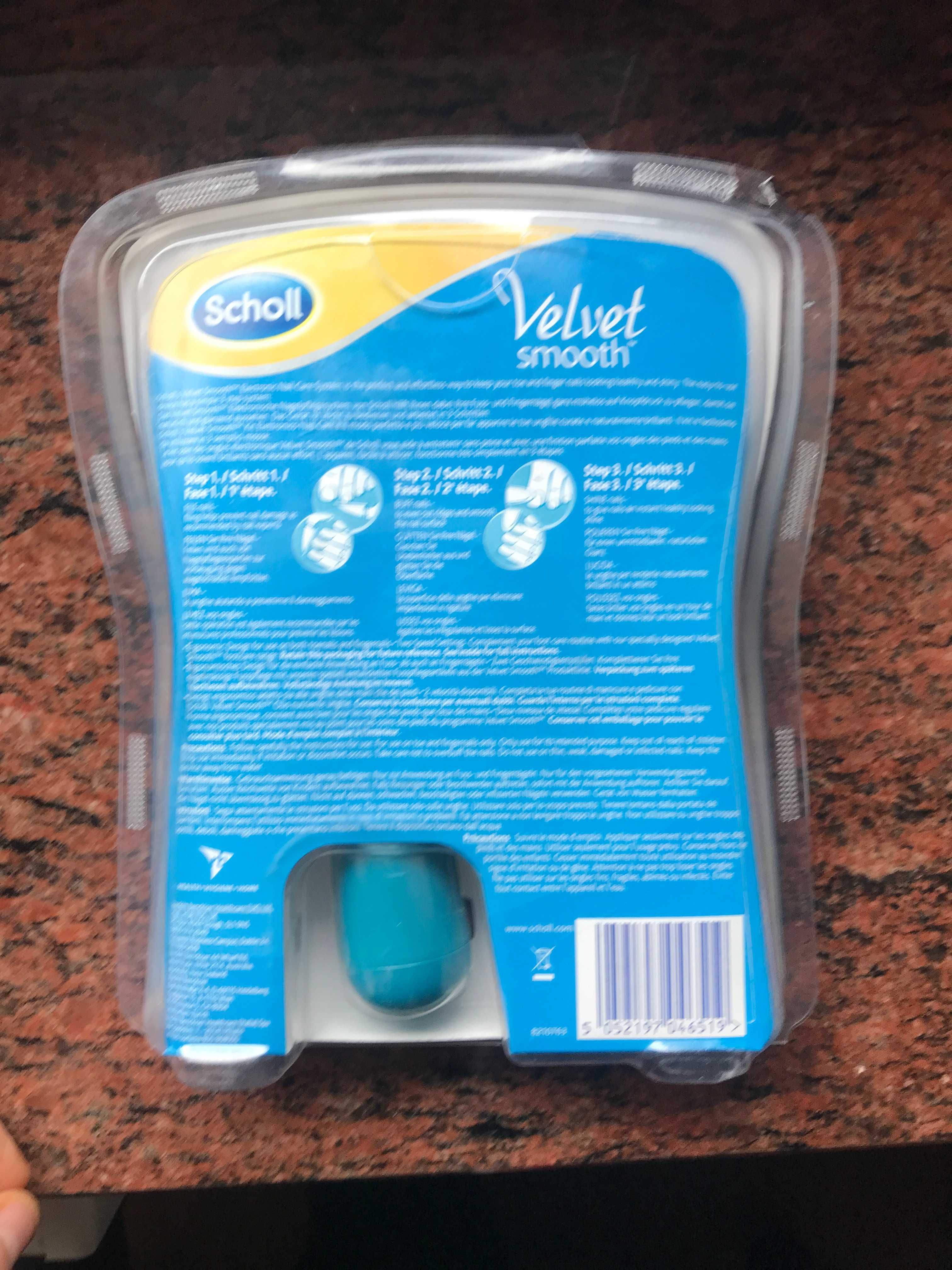 Scholl Velvet Smooth pilnik do paznokci, 1 szt (Nowe)