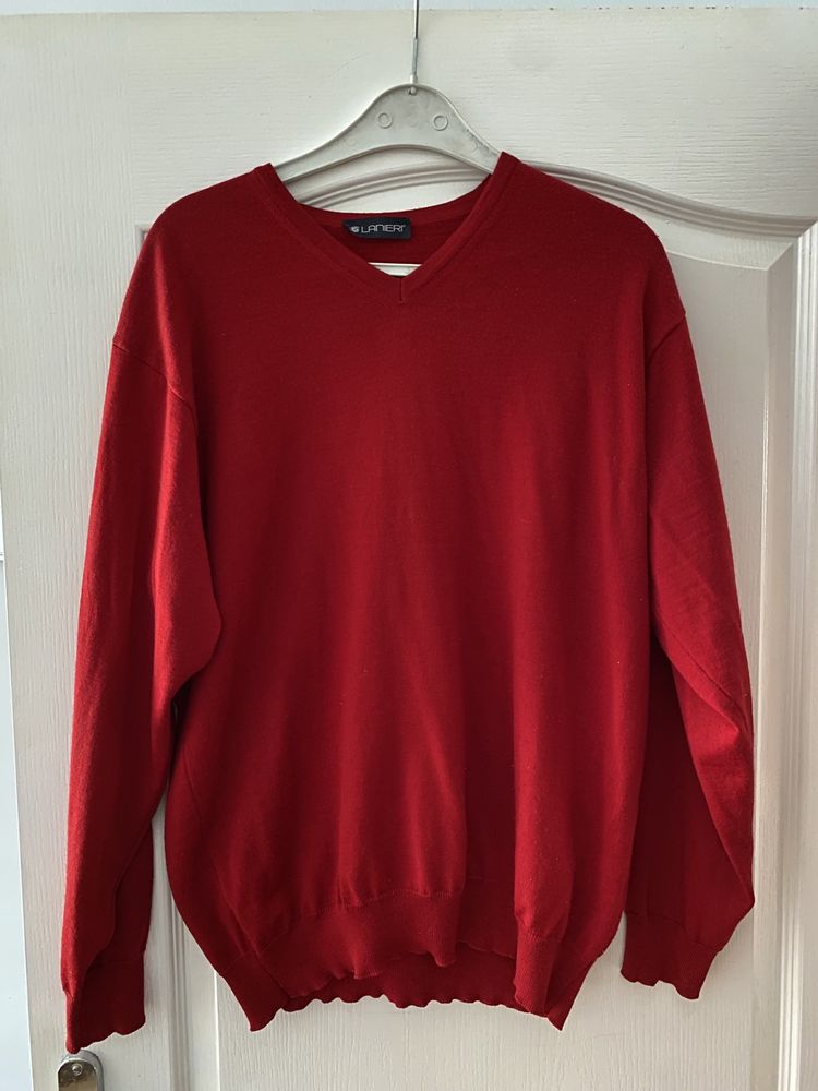Sweter czerwony LANIERI