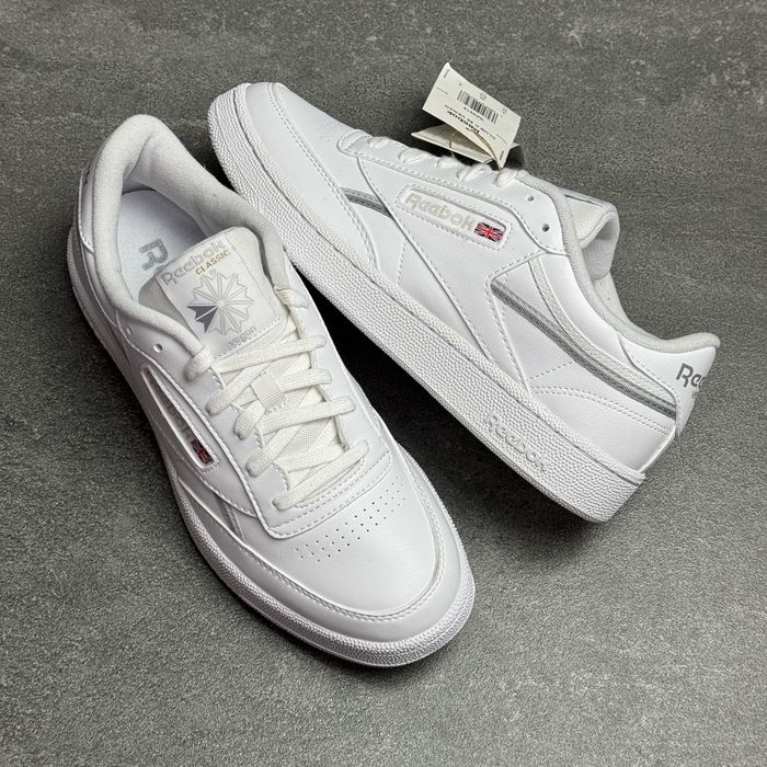 Білі кросівки Reebok Club C 85 Vegan GZ0915 ОРИГІНАО 100% 42 р