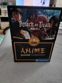 Puzzle Attack on Titan Atak tytanów clementoni 500 elementów