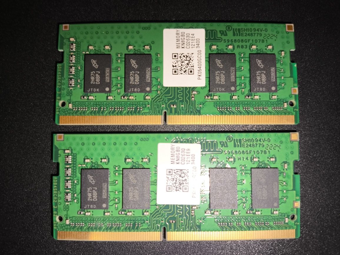 Оперативна пам'ять для ноутбука DDR4 3200MHz 2x8gb SO-DIMM