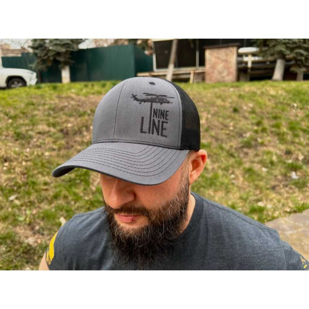 Кепка Nine Line Dropline Snapback Hat Collection | Black/Grey