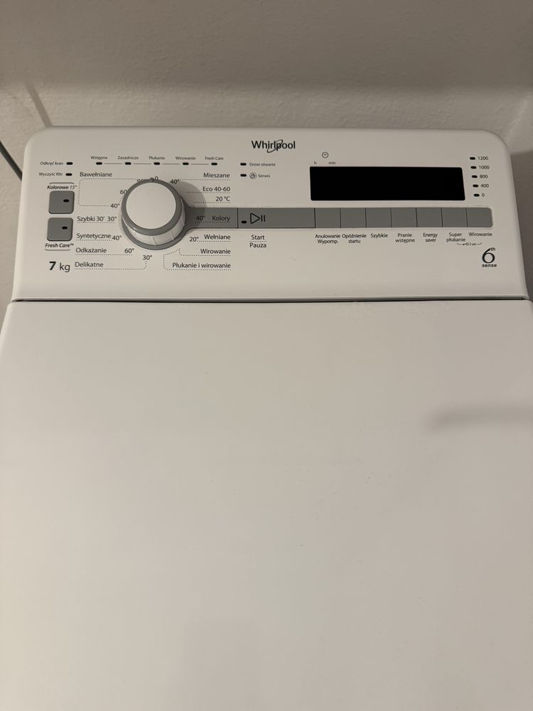 Pralka WHIRPOOL 7kg wsad- stan wzorowy