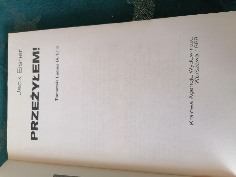 Przeżyłem Jack Eisner Getto wojna