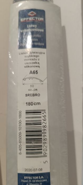 Listwy wykończeniowe 6 szt 120 zl