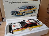 1:18 Audi Quattro rallye Safari 1984 Autoart
