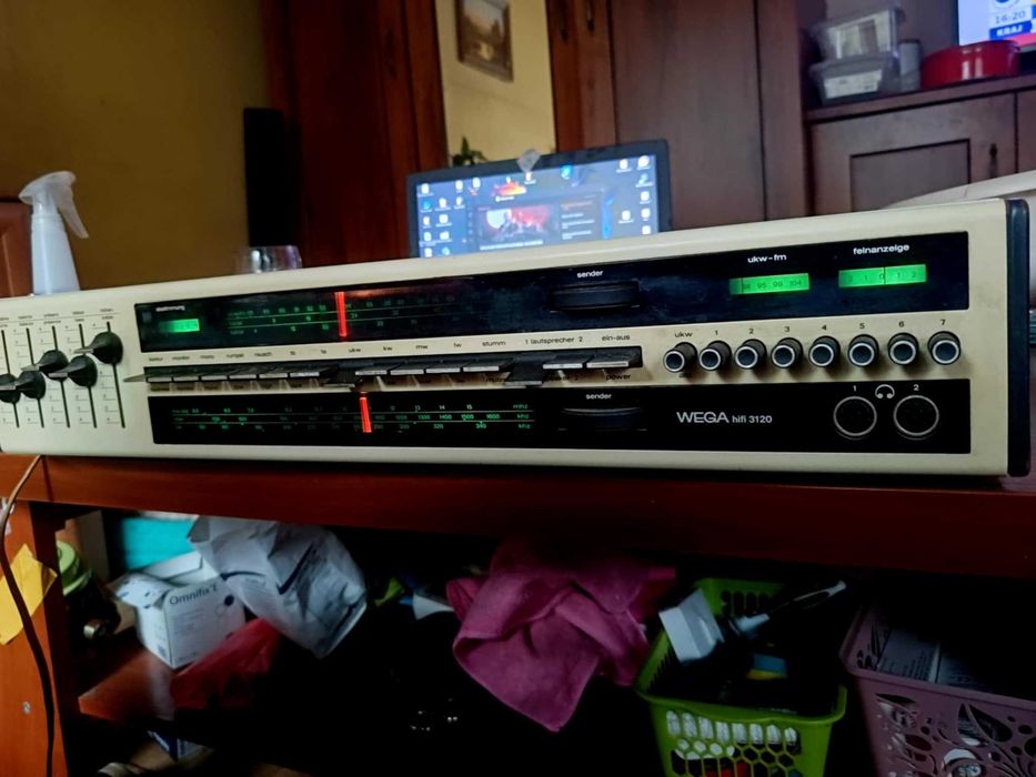 Amplitiuner WEGA HI=FI 3120 RETRO 1971 rok zamiana na gramofon