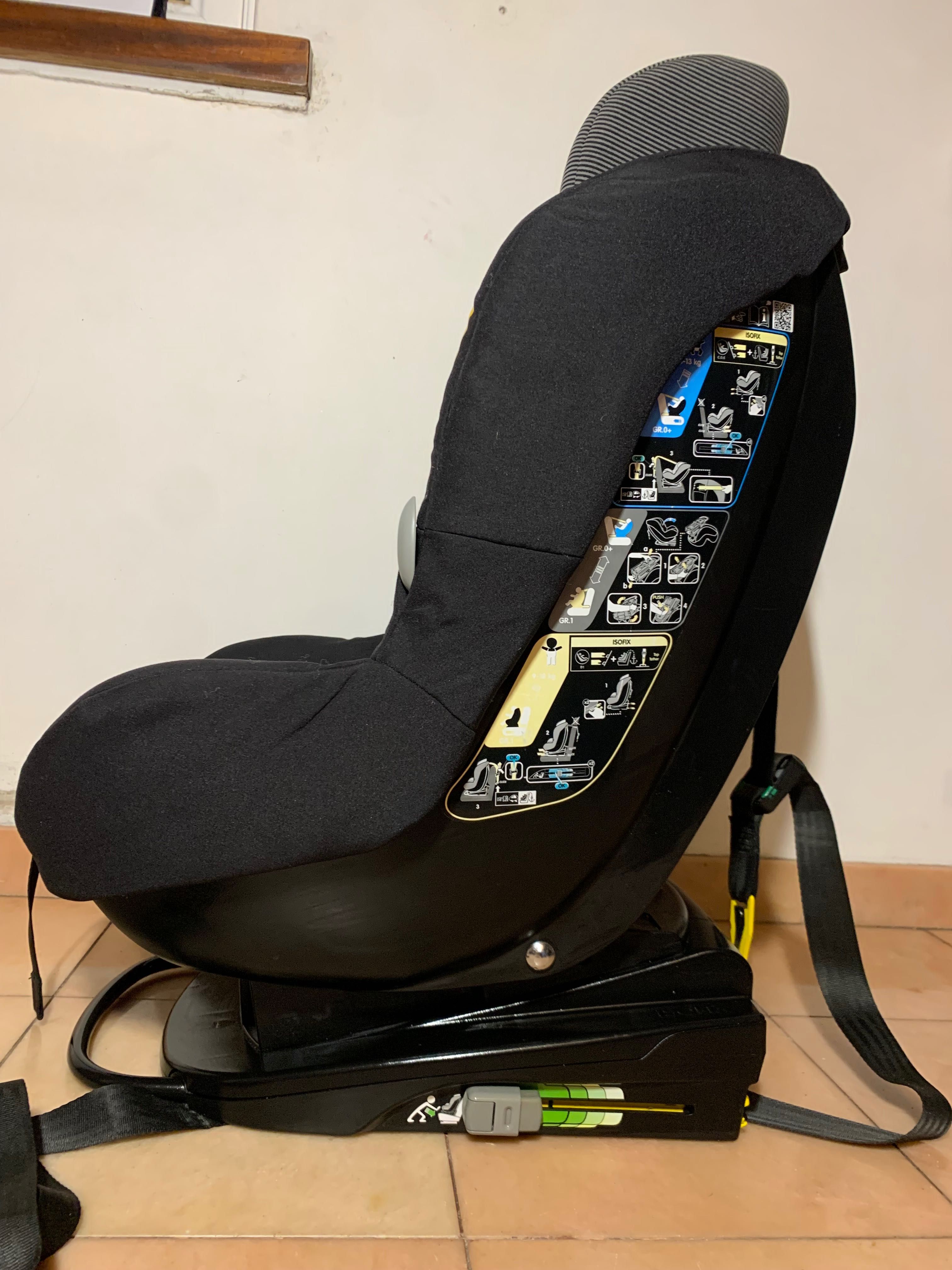 Cadeira de Auto MiloFix Bébé Confort Grupo 0+/I - Color : Black Raven