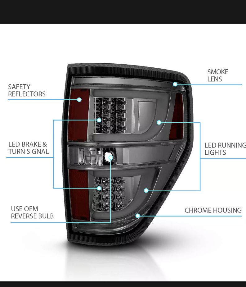 Ford F150 09- lampy tyl led drl prosto z Usa