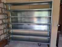 Regał warsztatowy ocynk 200x42x200